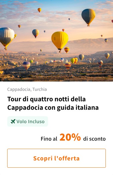 Tour di quattro notti della Cappadocia con guida italiana