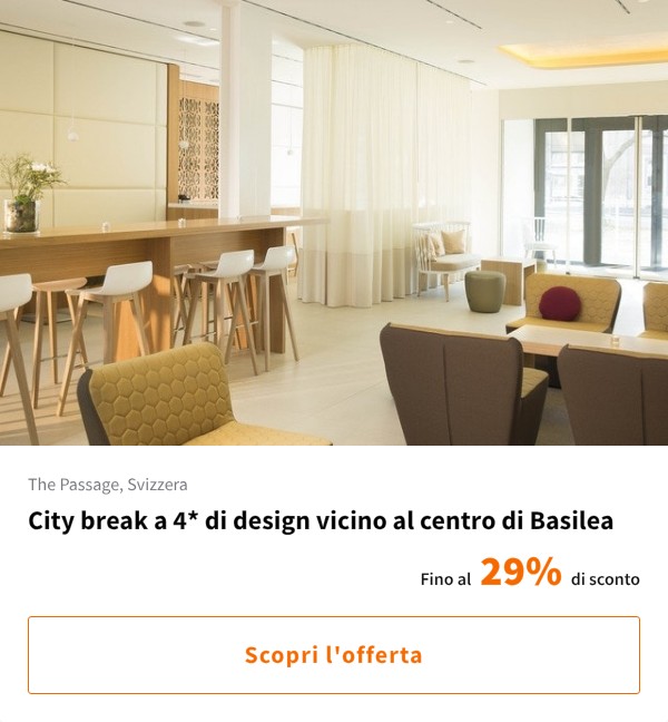 City break a 4* di design vicino al centro di Basilea