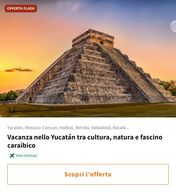 Vacanza nello Yucatán tra cultura, natura e fascino caraibico