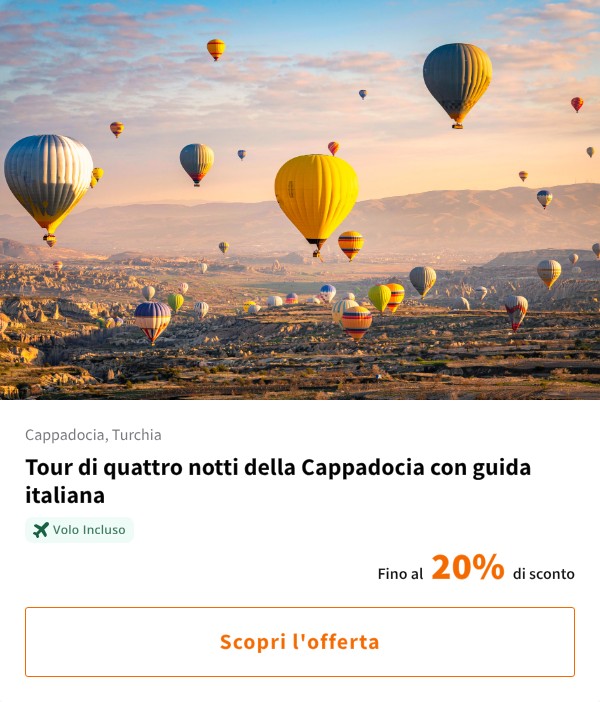 Tour di quattro notti della Cappadocia con guida italiana