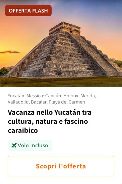 Vacanza nello Yucatán tra cultura, natura e fascino caraibico