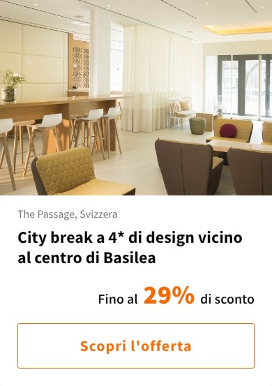 City break a 4* di design vicino al centro di Basilea