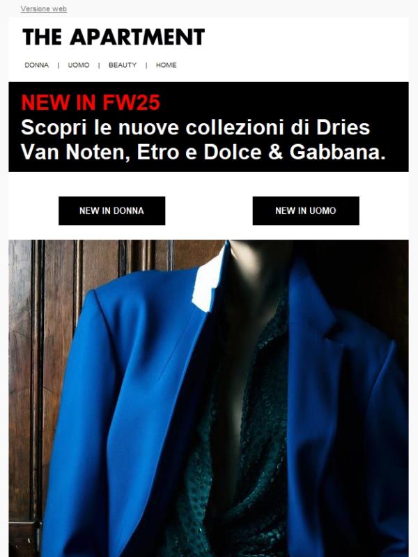 NEW IN FW25 ⚫️ Dolce & Gabbana, Dries Van Noten e Etro