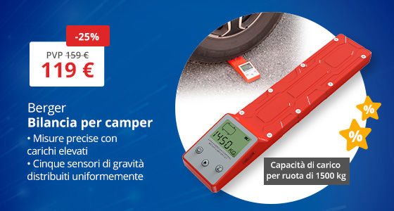 Bilancia per camper