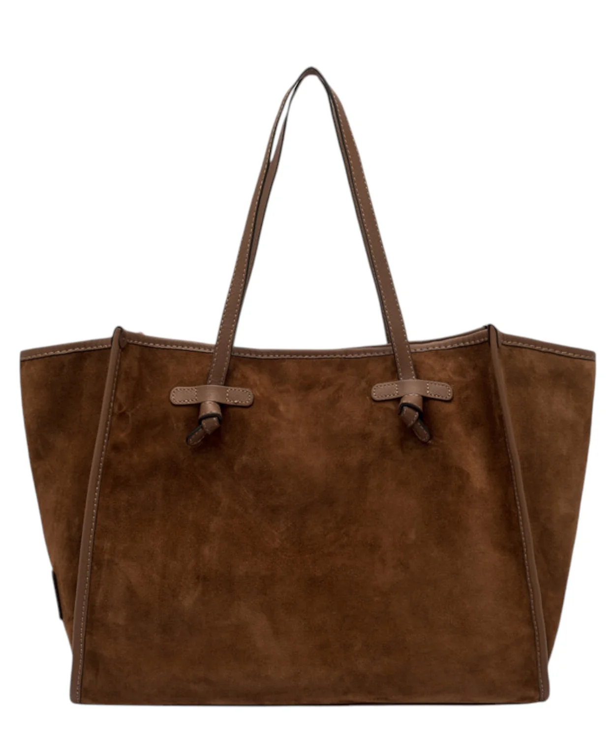 Image of Shopping Bag Marcella in Pelle Scamosciata