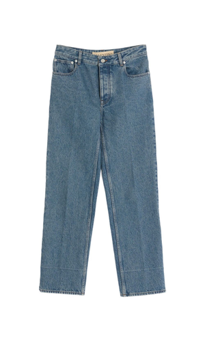 Straight-leg jeans