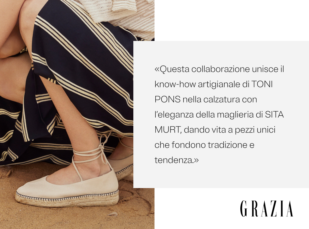 Questa collaborazione unisce il know-how artigianale di Toni Pons