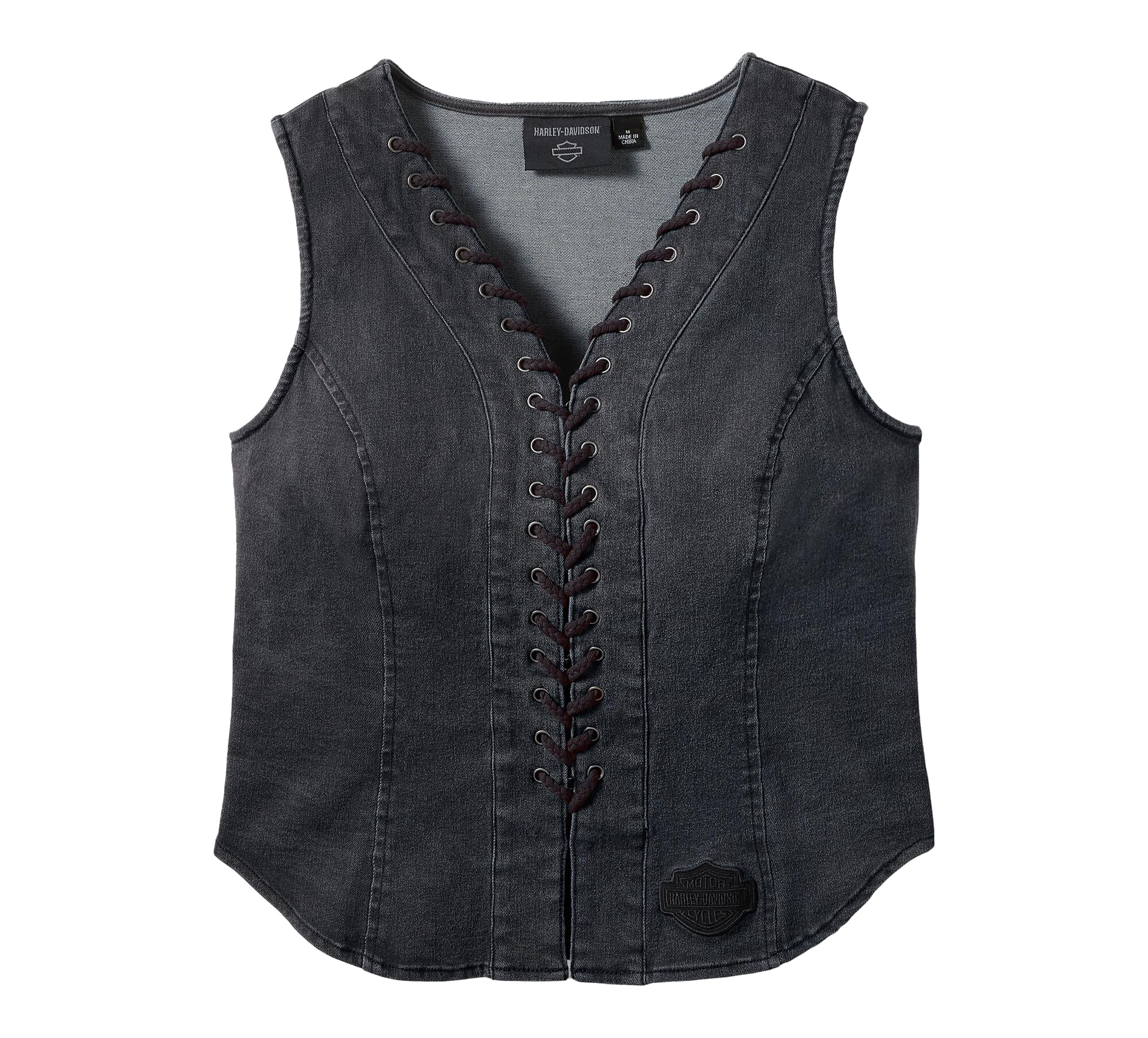 WOMENS LACE UP VEST
