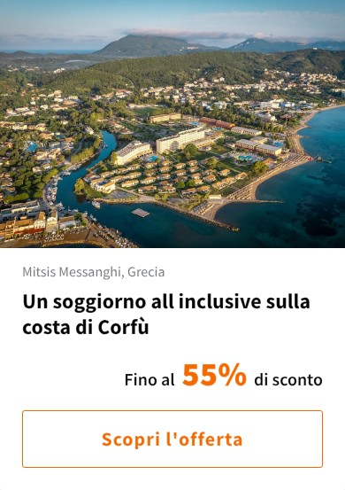 Un soggiorno all inclusive sulla costa di Corfù