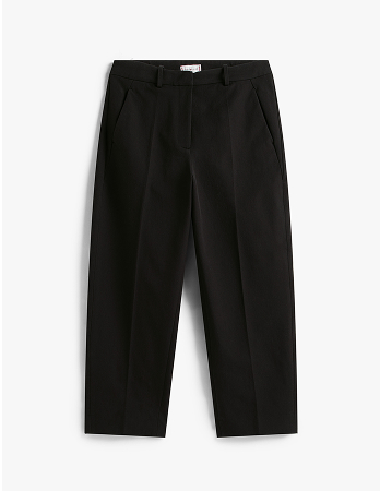 Pantaloni in gabardine di cotone