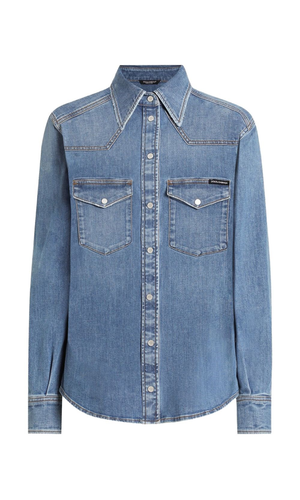 Denim cotton shirt