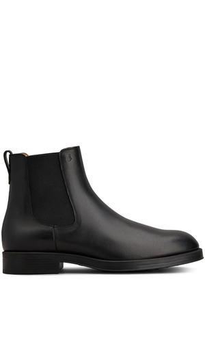 Leather ankle boots