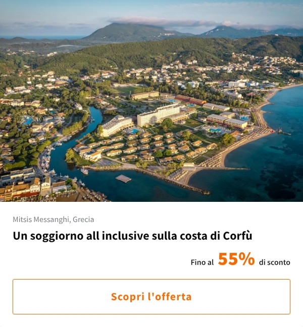 Un soggiorno all inclusive sulla costa di Corfù