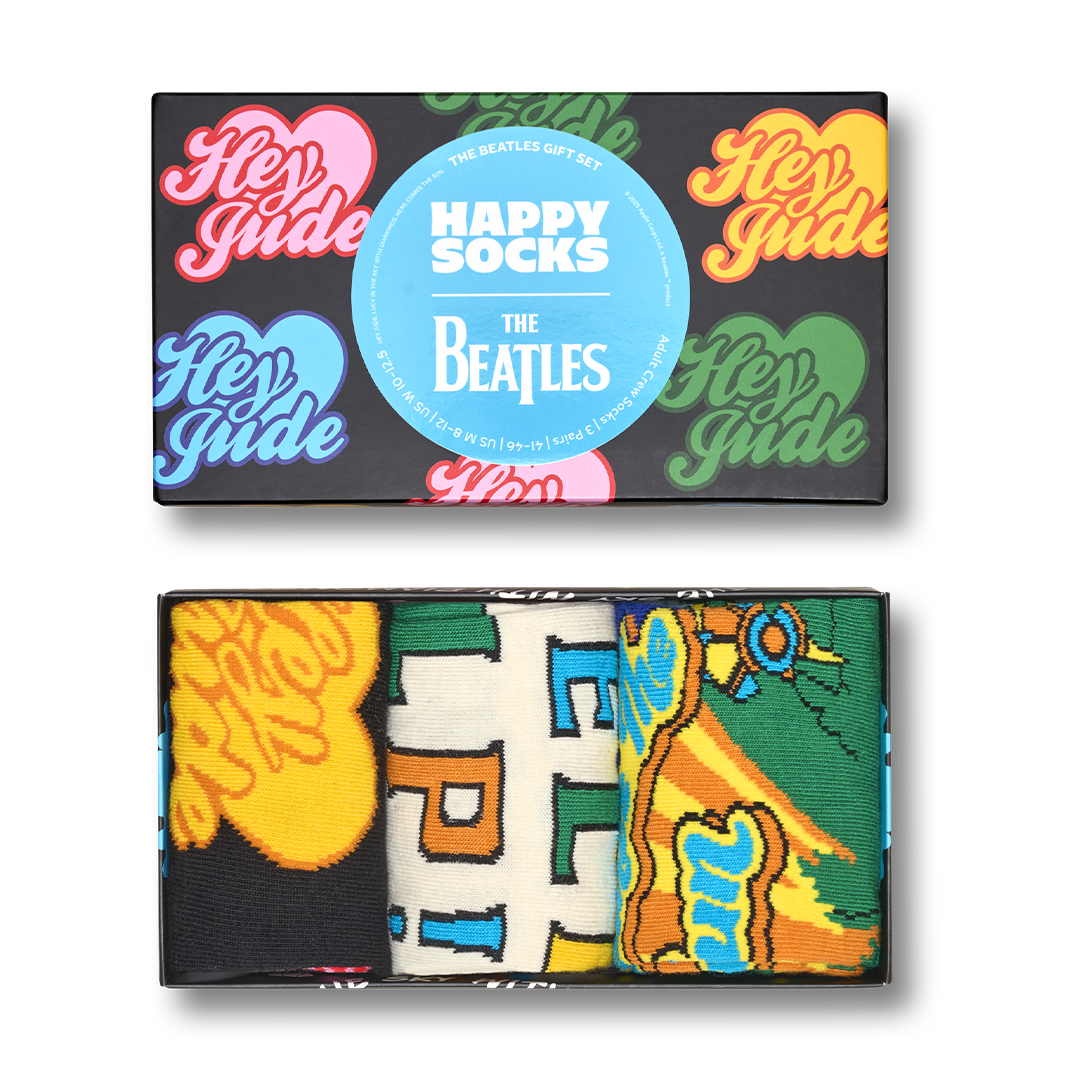 The Beatles 3-Pack Socks Gift Set