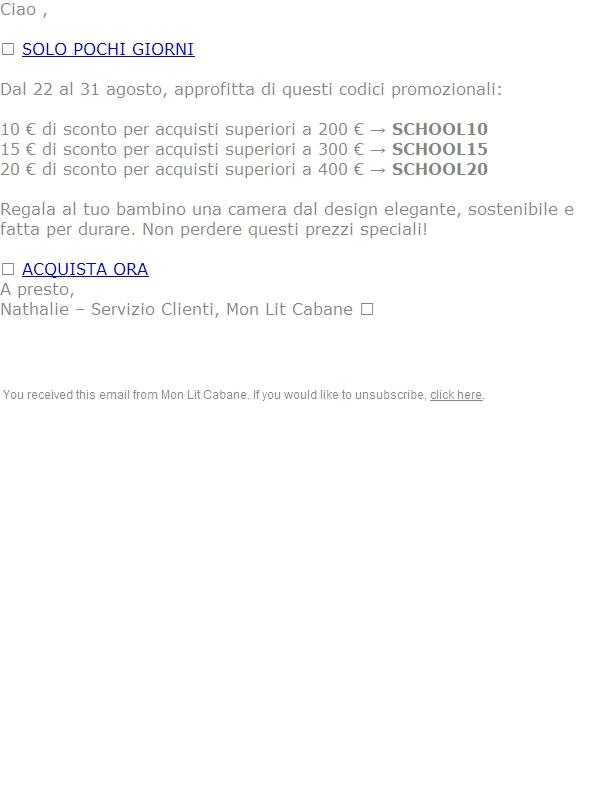 ⚠️ Non perdere questa occasione…