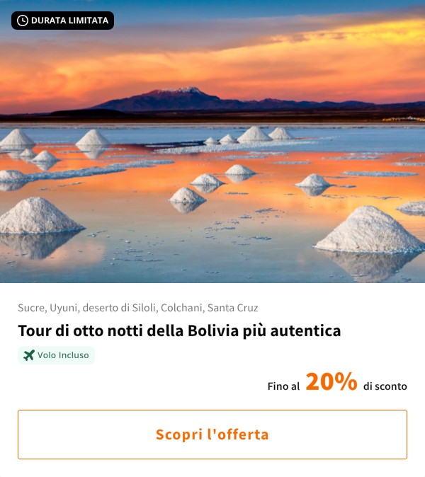 Tour di otto notti della Bolivia più autentica