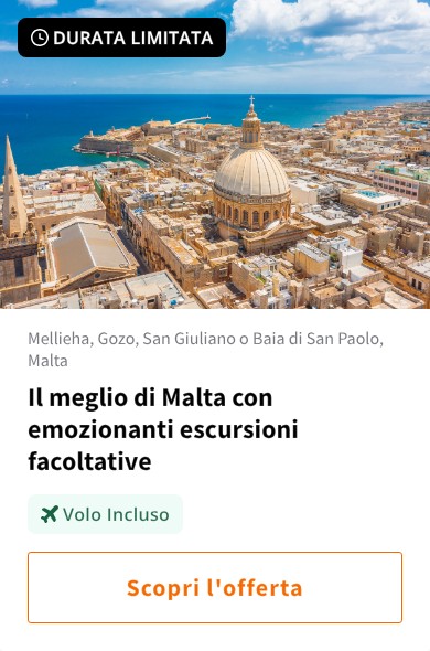 Il meglio di Malta con emozionanti escursioni facoltative