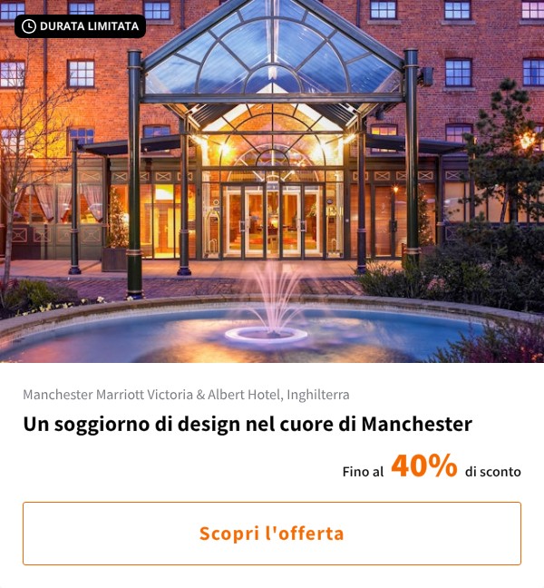 Un soggiorno di design nel cuore di Manchester