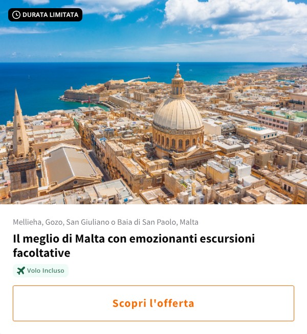 Il meglio di Malta con emozionanti escursioni facoltative
