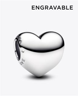 Be Love Engravable Heart Charm