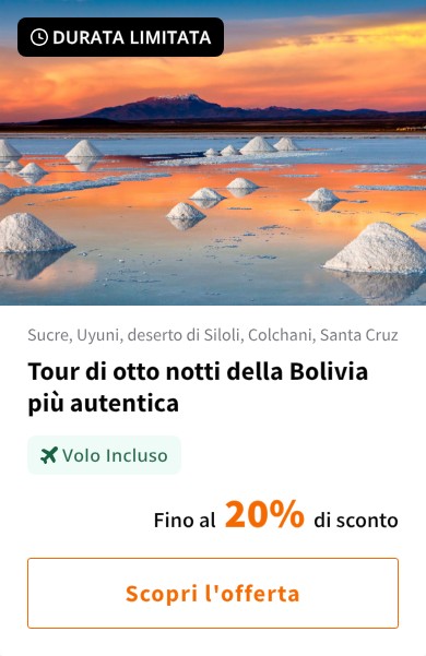 Tour di otto notti della Bolivia più autentica