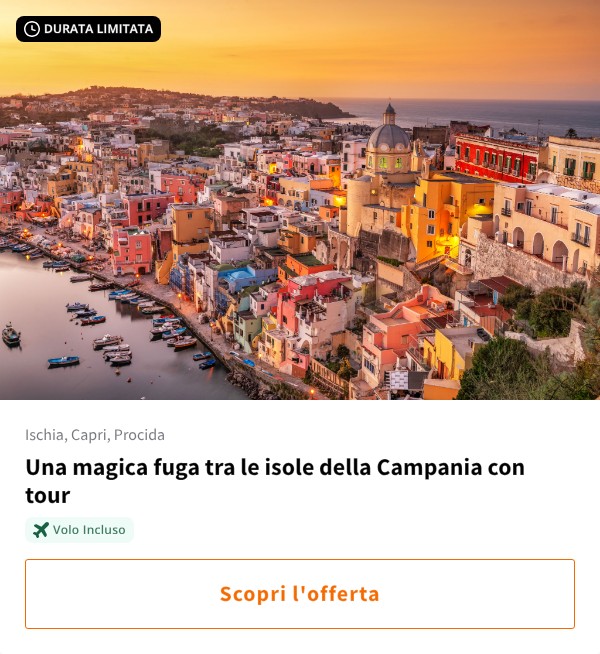 Una magica fuga tra le isole della Campania con tour