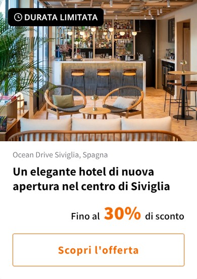Un elegante hotel di nuova apertura nel centro di Siviglia
