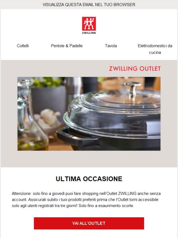 L’Outlet chiude tra tre giorni