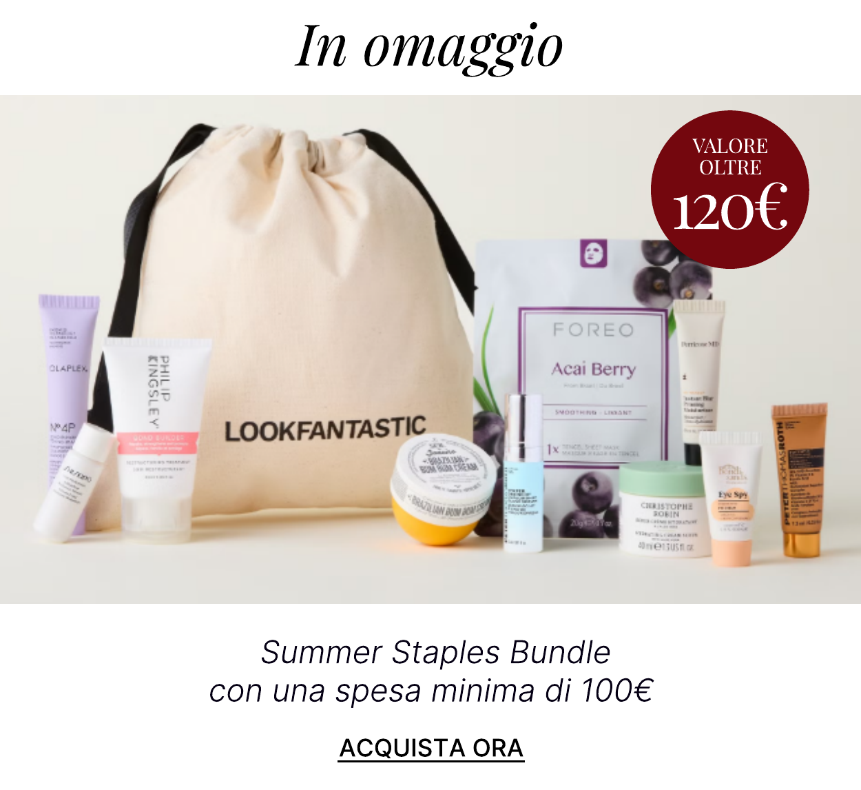 in omaggio summer staples bundle