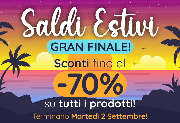 Gran Finale SALDI Estivi: sconti fino al -70%