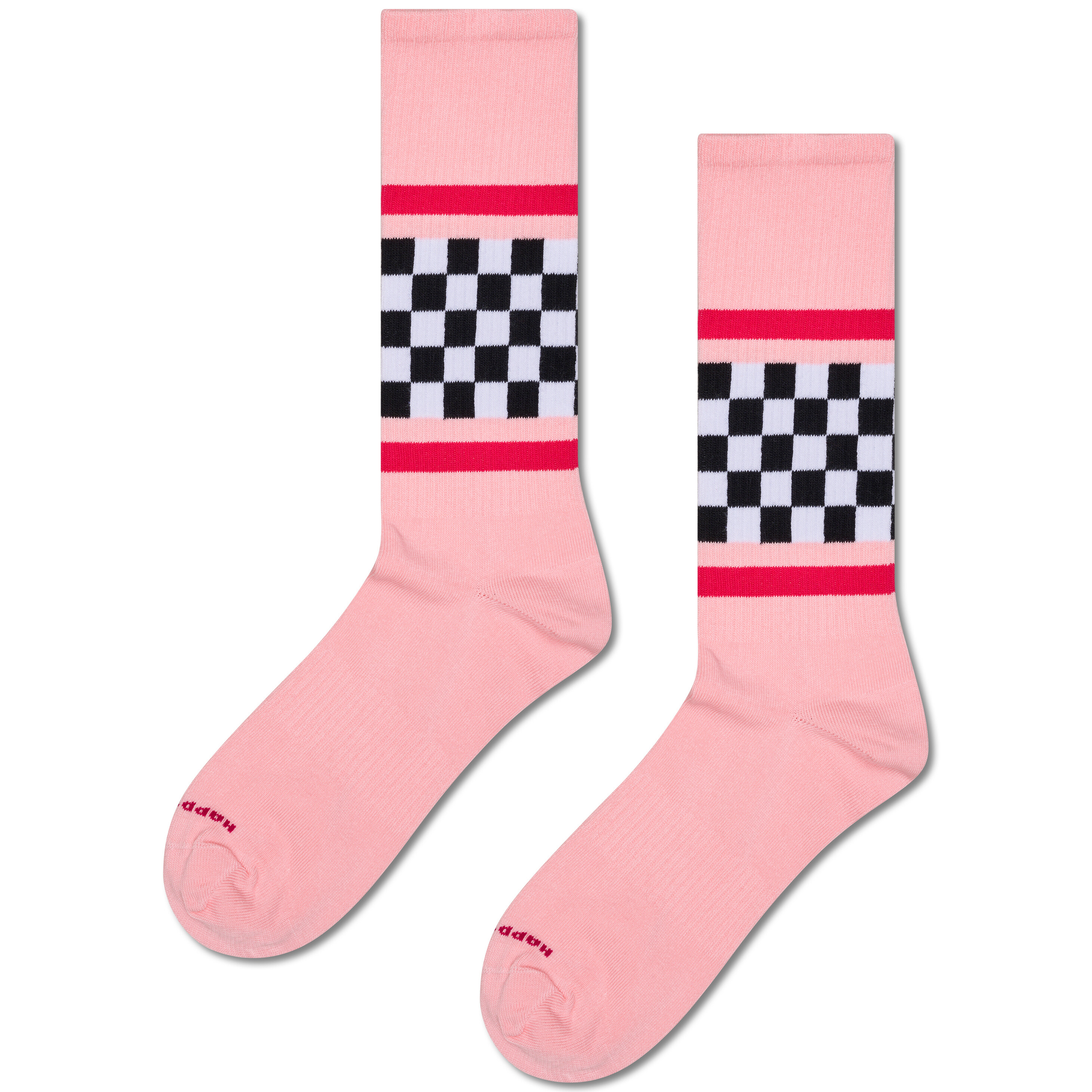 Checked Stripe Sneaker Sock