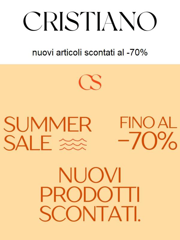 Fino al -70% e nuove sorprese nei saldi 🔥