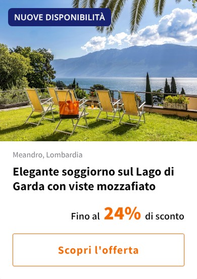 Elegante soggiorno sul Lago di Garda con viste mozzafiato