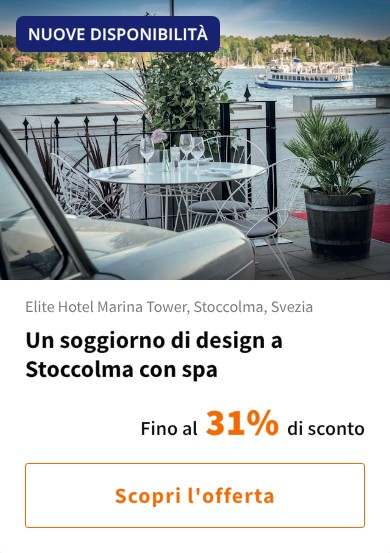 Un soggiorno di design a Stoccolma con spa