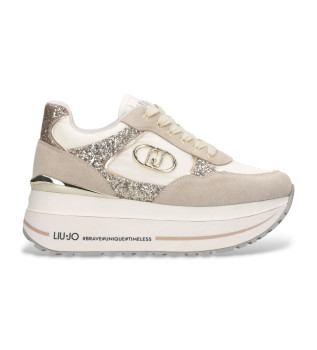 sneakers-beige-con-plateau-alto-in-nylon-e-glitter