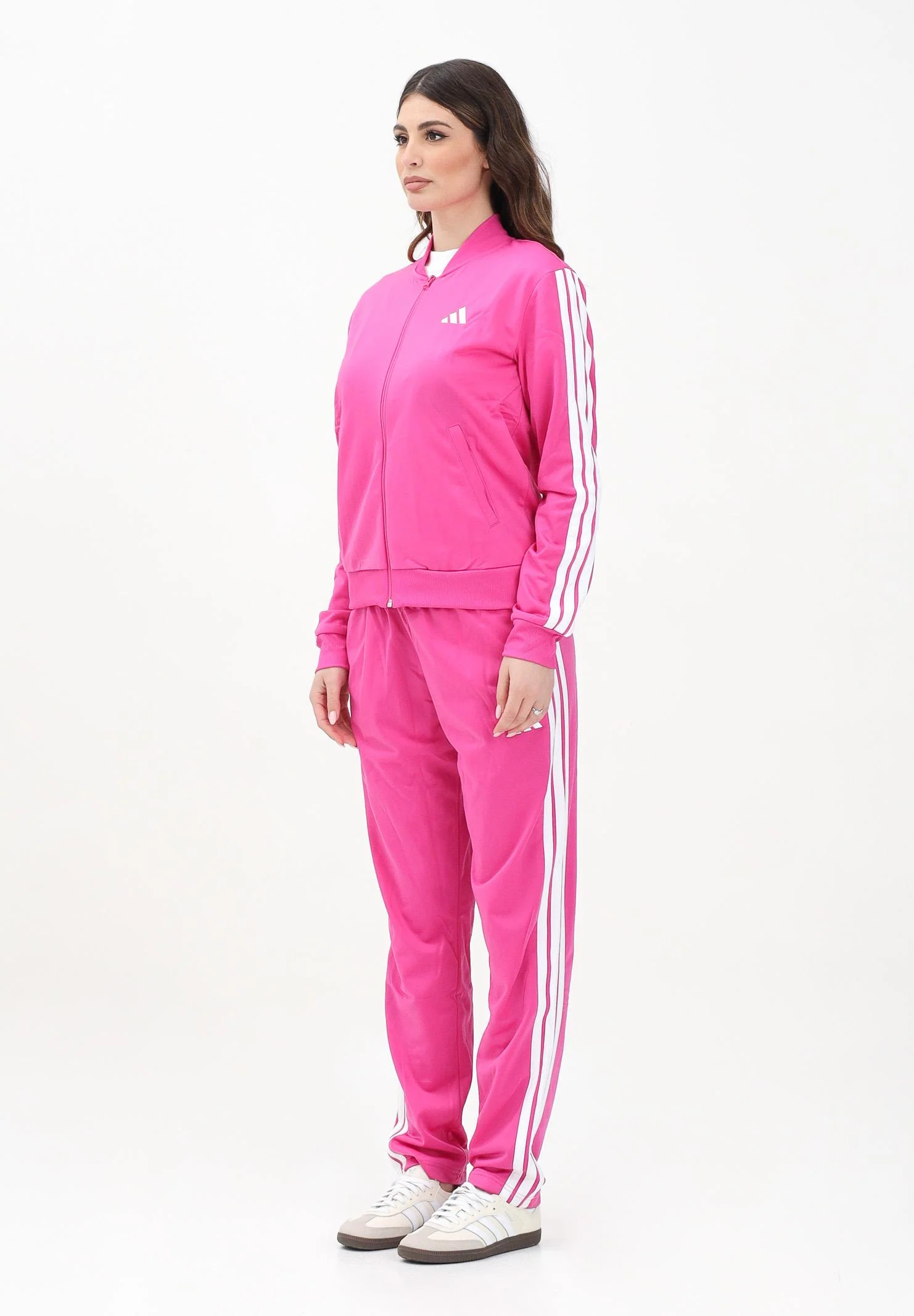 Image of ADIDAS PERFORMANCE Tuta sportiva Essentials 3-Stripes fucsia da donna