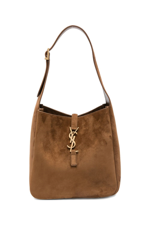 Le 5 à 7 small suede leather shoulder bag