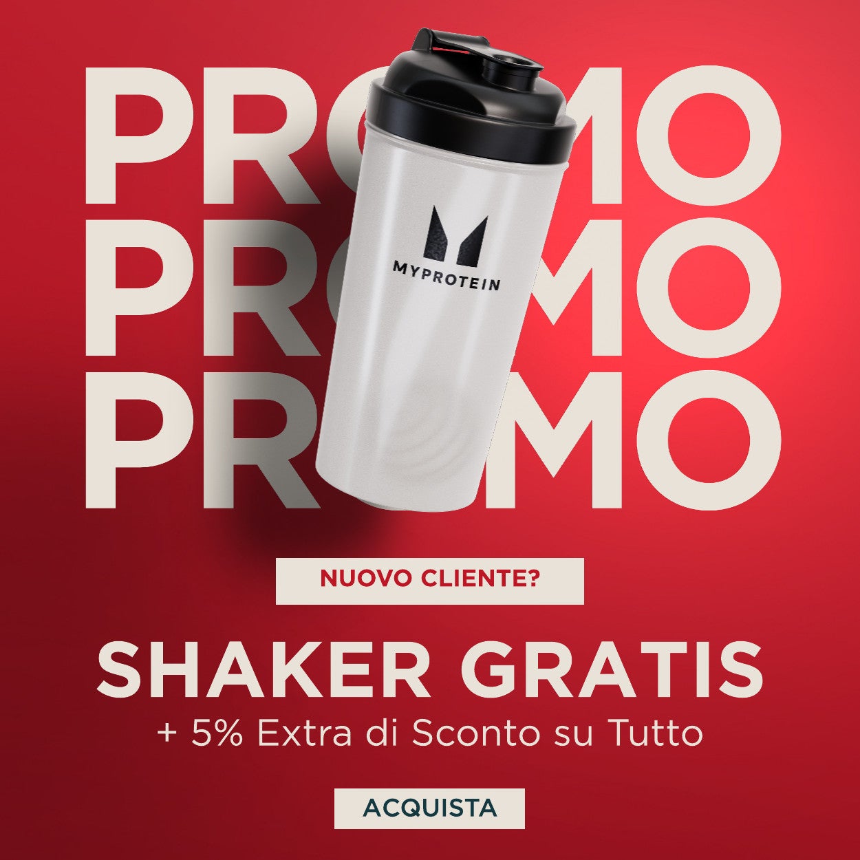 -5% extra + shaker gratis