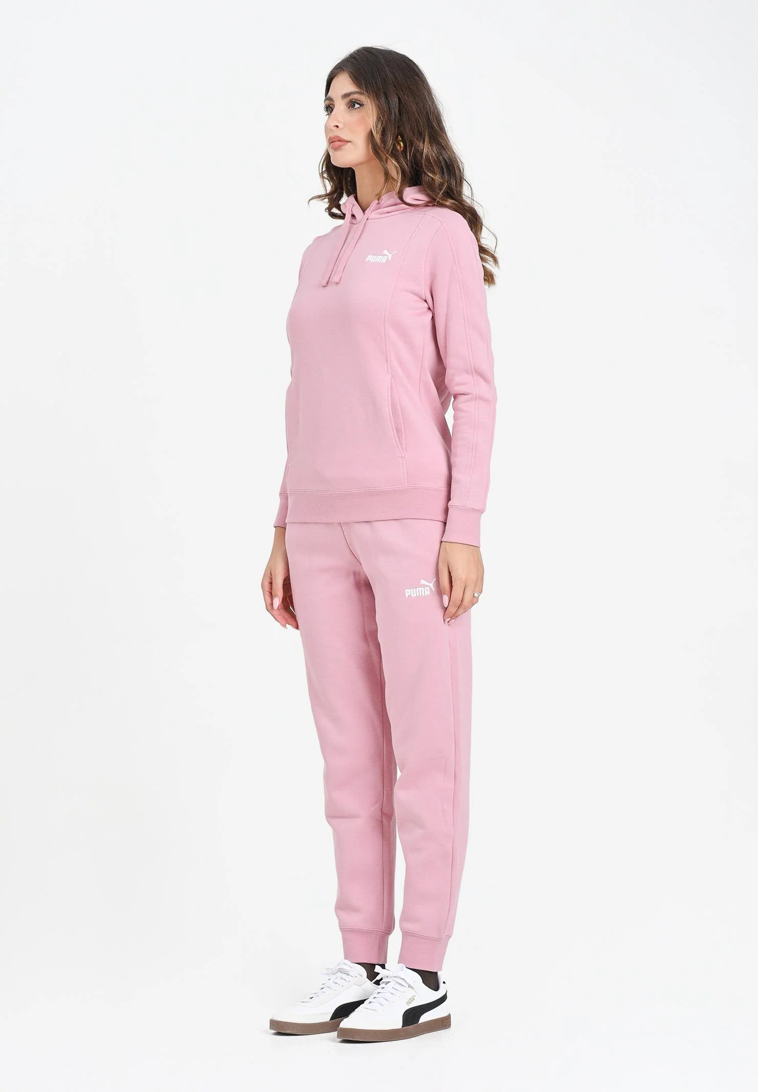 Image of PUMA Tuta Sweat rosa da donna