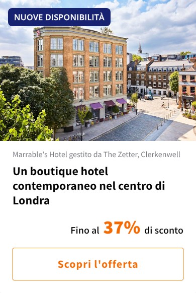 Un boutique hotel contemporaneo nel centro di Londra