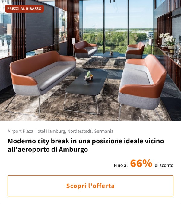 Moderno city break in una posizione ideale vicino all'aeroporto di Amburgo