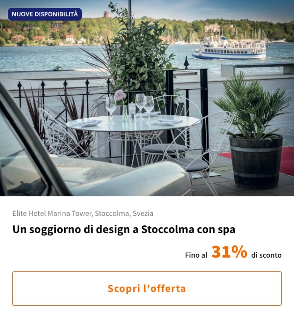 Un soggiorno di design a Stoccolma con spa