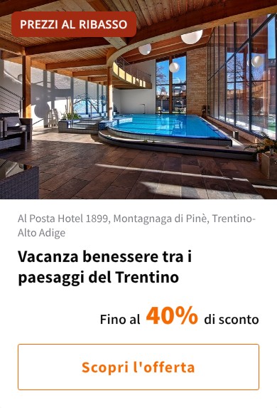 Vacanza benessere tra i paesaggi del Trentino