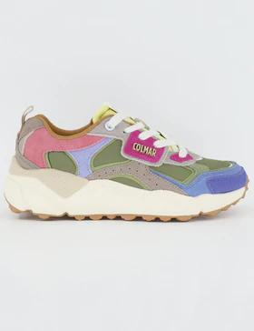 Sneakers Garner Flashy in mix pelle verde Donna GARNER FLASHY 125