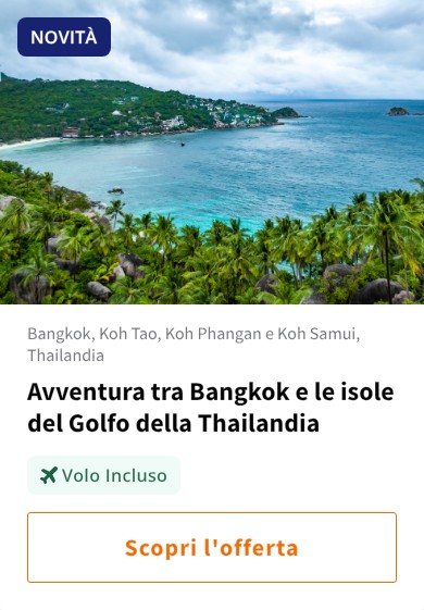 Avventura tra Bangkok e le isole del Golfo della Thailandia