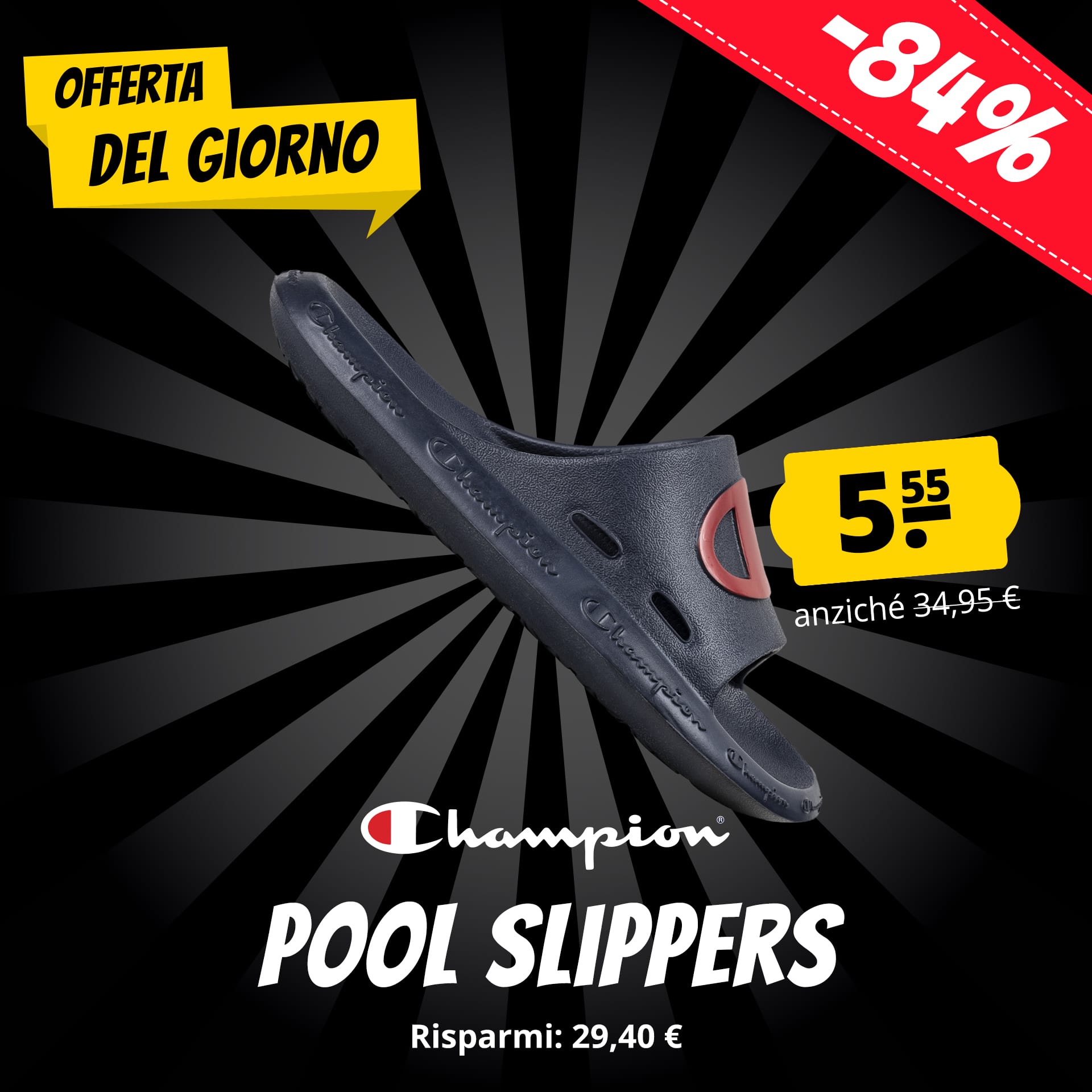Champion slide rio ciabatte da nuoto