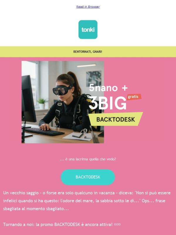 Salutaci i colleghi! (Fallo senza piangere)