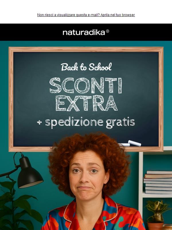 🎒Back to School: -18% SCONTO EXTRA
