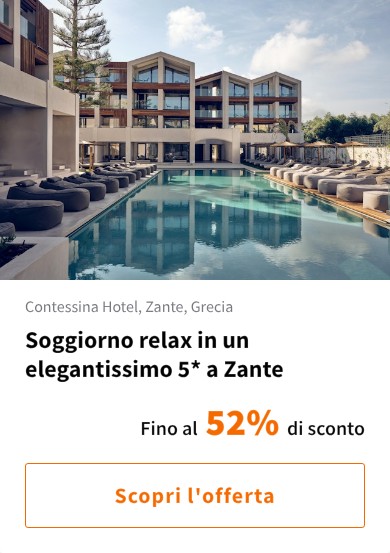 Soggiorno relax in un elegantissimo 5* a Zante