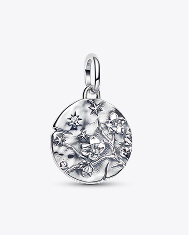 Cherry Blossom Medallion Charm